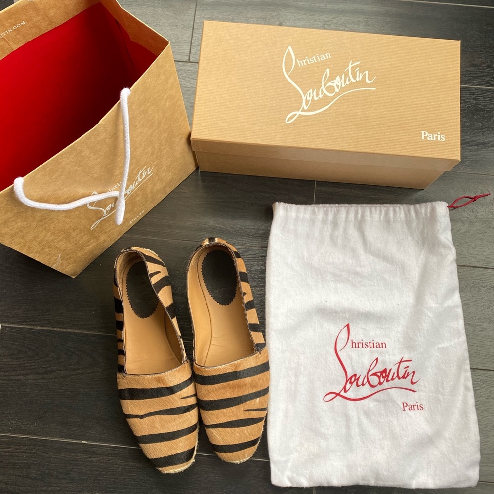 Christian Louboutin “Red Bottom” Espadrilles!